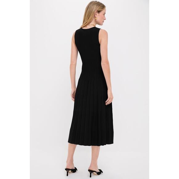 STAUD Black Elyse Knit Maxi Dress NWT XS Retail $295 Tuckernuck - Picture 2 of 7